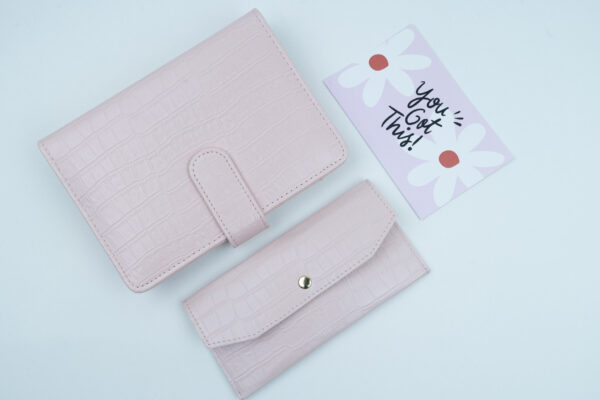 Box Fleury-Rose Crocodile