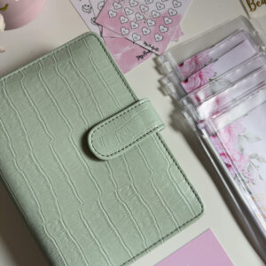 Classeur Fleury-Vert Pastel Crocodile