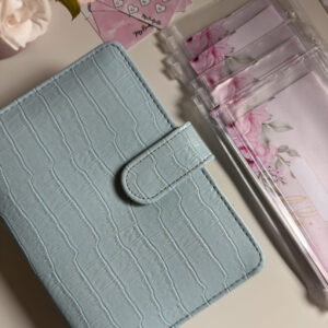 Classeur Fleury-Bleu pastel Crocodile