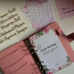 Classeur Fleury-Rose candy